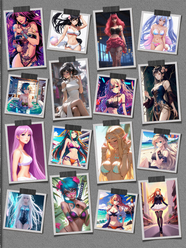 Journey Through Your Anime-Inspired Polaroid Adventure Awaits