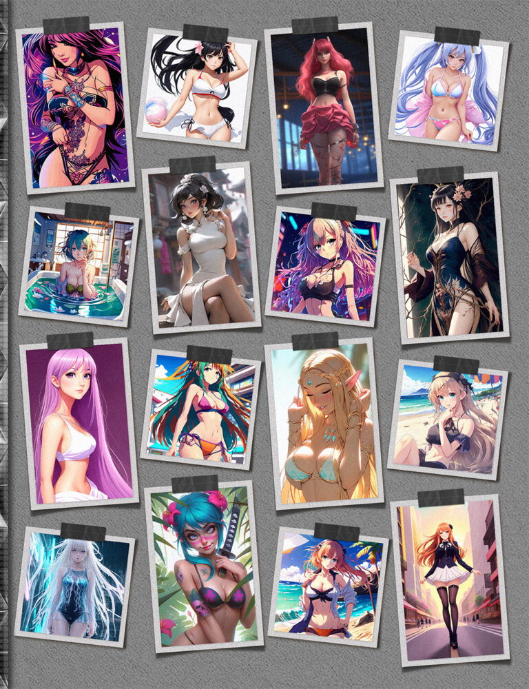 Journey Through Your Anime-Inspired Polaroid Adventure Awaits