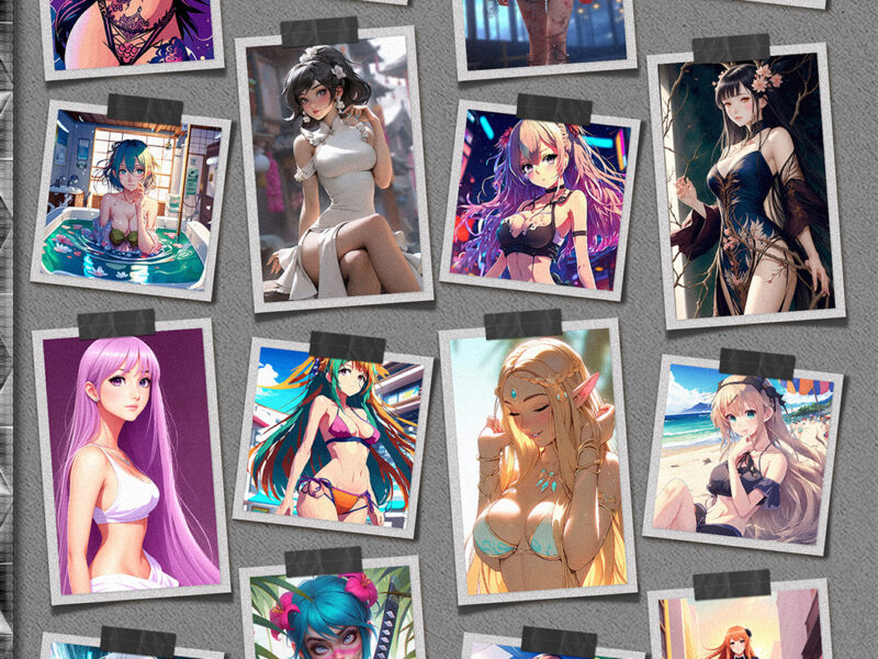 Journey Through Your Anime-Inspired Polaroid Adventure Awaits