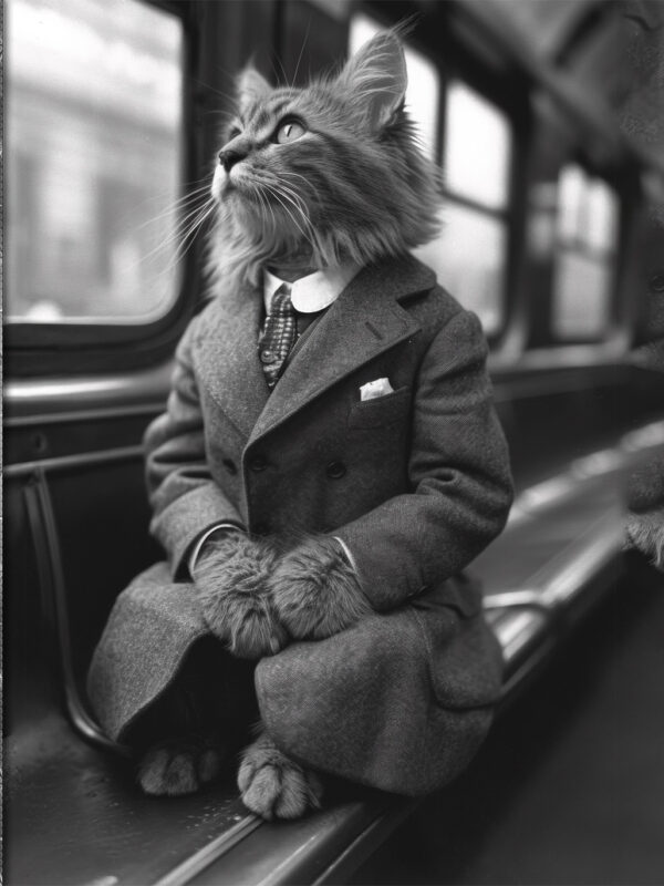 Adventure Awaits with a Dapper Cat at the Helm