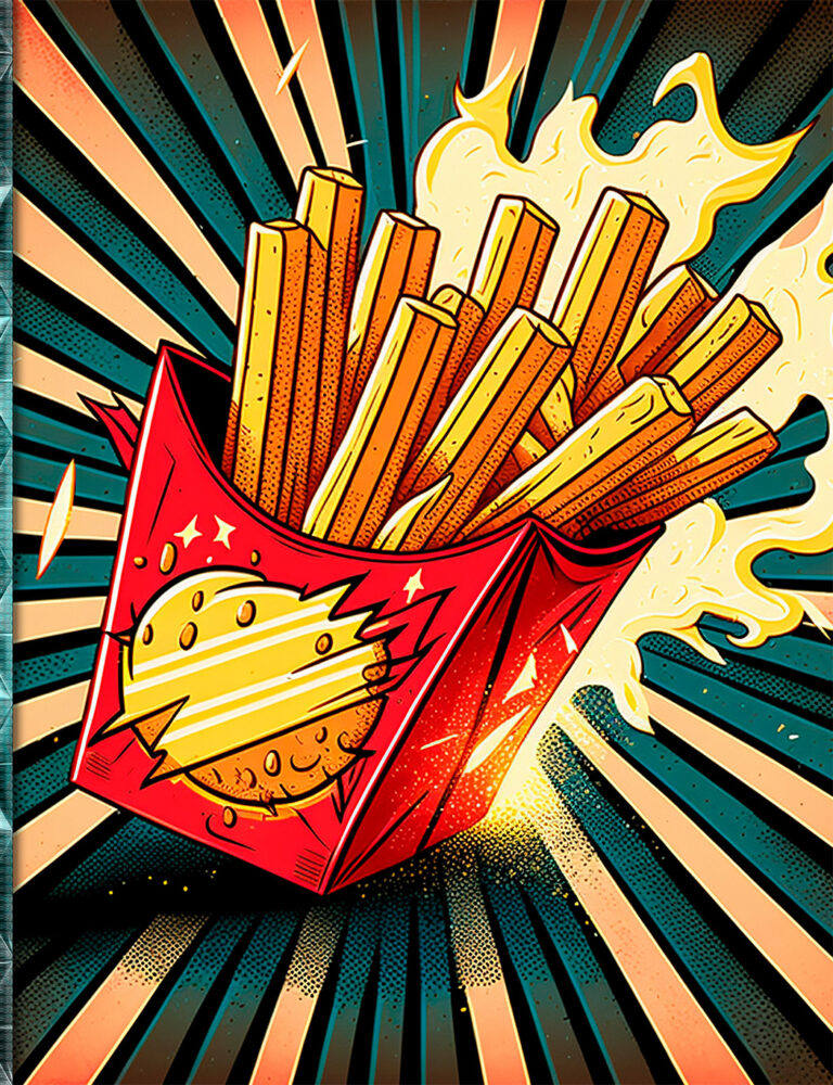 Empower Your Days: Crunchy Affirmations with Superfries Saving the World, One Bite at a Time