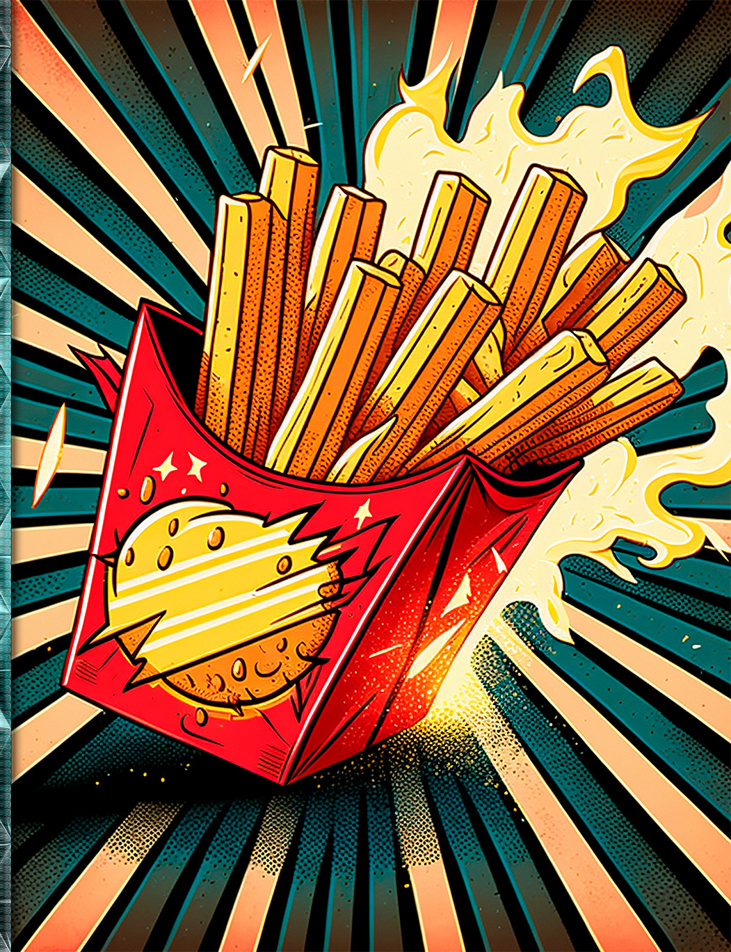 Empower Your Days: Crunchy Affirmations with Superfries Saving the World, One Bite at a Time