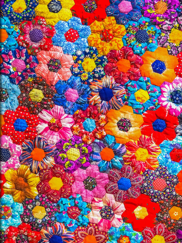 Floral Quilt Inspiration: 222 Days of Positivity and Growth