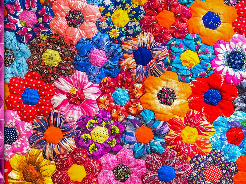 Floral Quilt Inspiration: 222 Days of Positivity and Growth