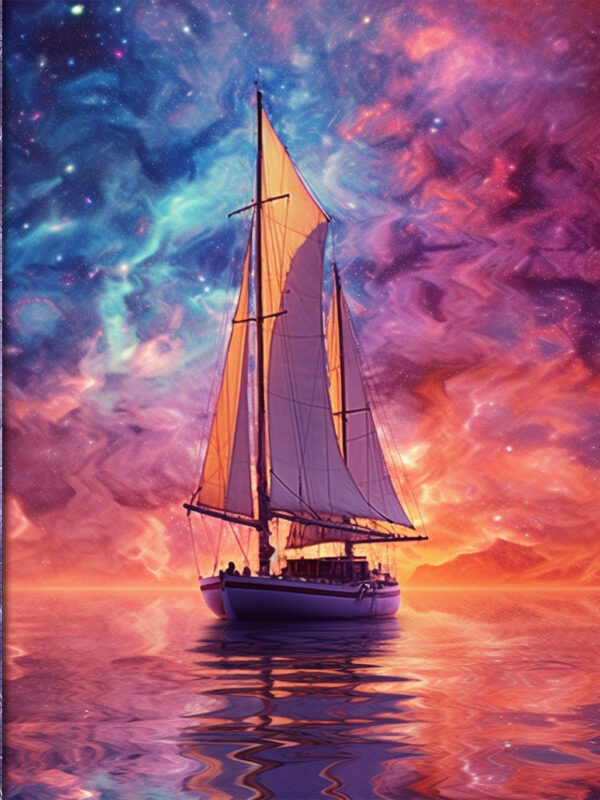 Sailing Serenity: Navigating Life’s Tranquil Waters and Radiant Horizons