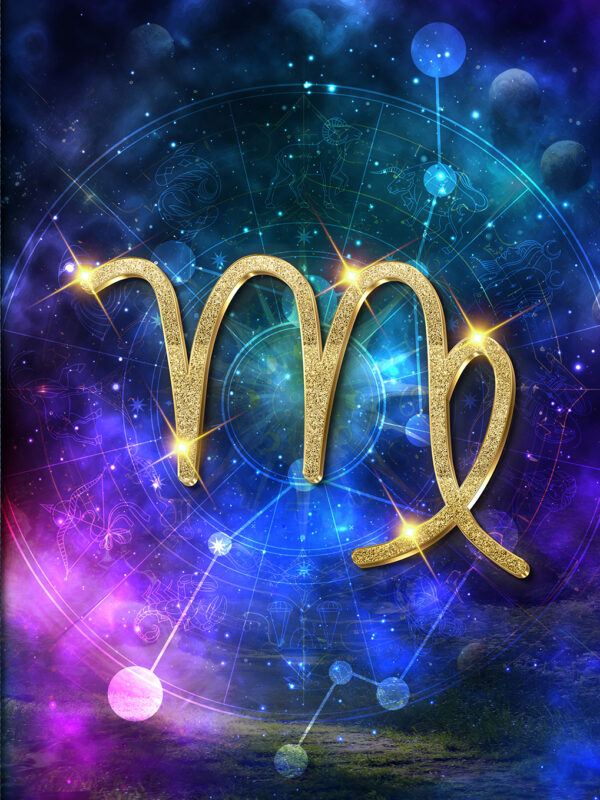 Virgo Visions: Journey of Numerology-Inspired Reflections, Featuring Daily Affirmations and Abstract Cosmic Artistry for the Grounded Soul