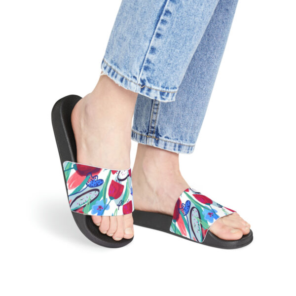 Water Lilies Women's PU Slide Sandals - Image 19
