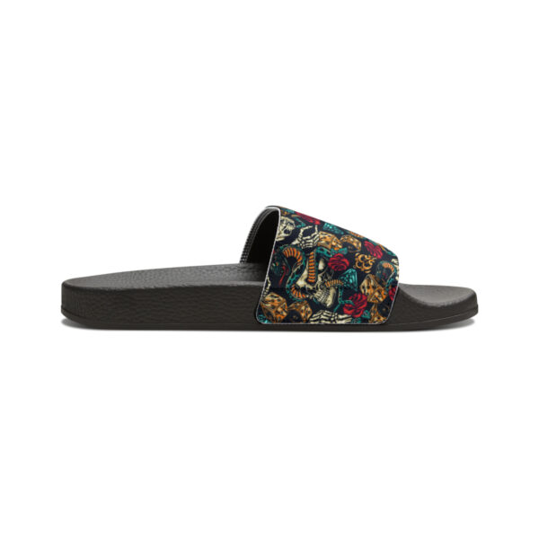 Tattoo-Inspired Skulls Women's PU Slide Sandals - Image 14