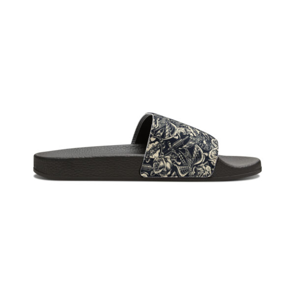 Tattoo-Inspired Greys Women's PU Slide Sandals - Image 14