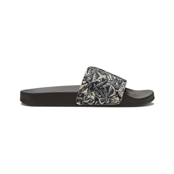 Tattoo-Inspired Greys Women's PU Slide Sandals - Image 16