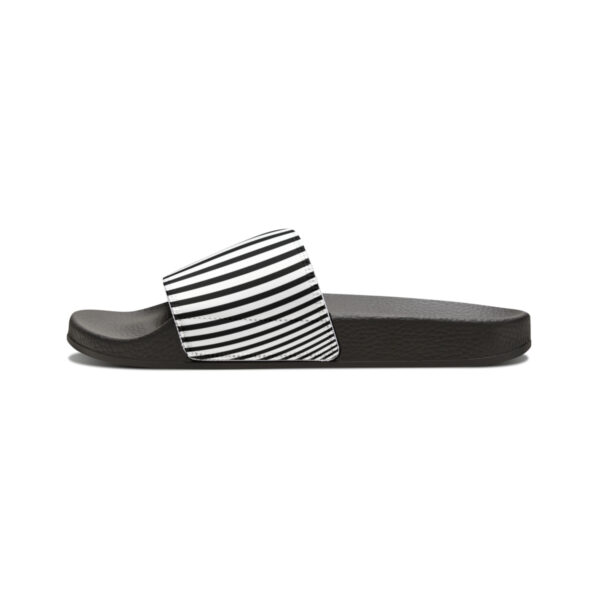 Striped Women's PU Slide Sandals - Image 13