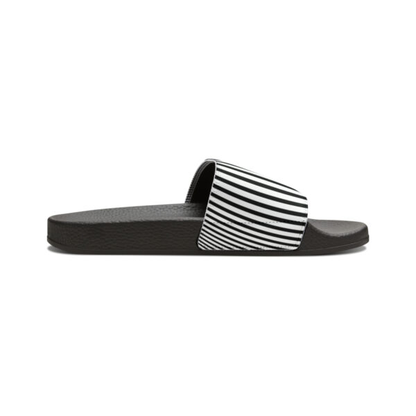 Striped Women's PU Slide Sandals - Image 14