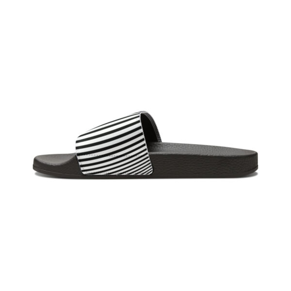 Striped Women's PU Slide Sandals - Image 15