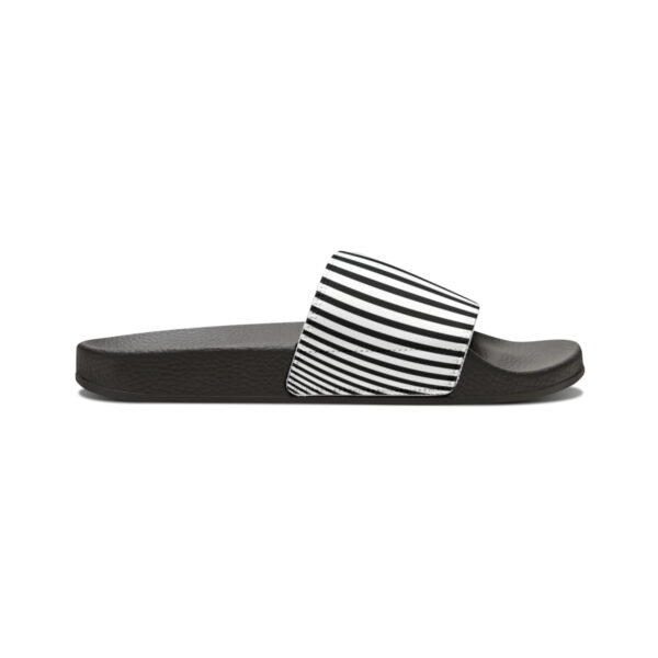 Striped Women's PU Slide Sandals - Image 16