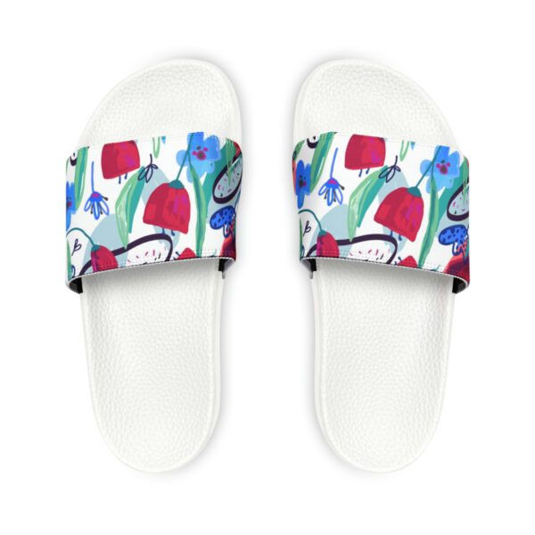 Water Lilies Women's PU Slide Sandals - Image 2