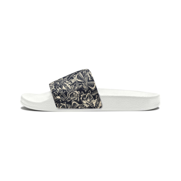 Tattoo-Inspired Greys Women's PU Slide Sandals - Image 4