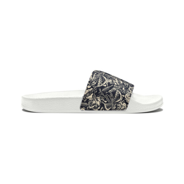 Tattoo-Inspired Greys Women's PU Slide Sandals - Image 7