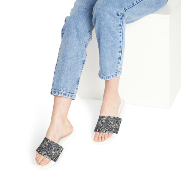 Tattoo-Inspired Greys Women's PU Slide Sandals - Image 10