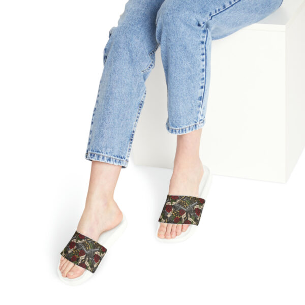 Tattoo-Inspired Hustle Women's PU Slide Sandals - Image 10