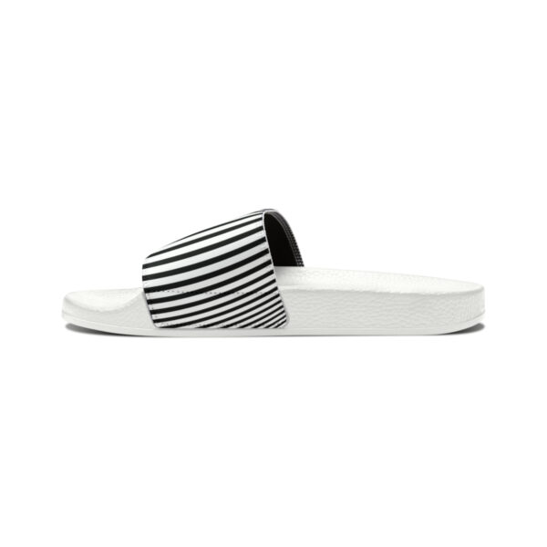 Striped Women's PU Slide Sandals - Image 6