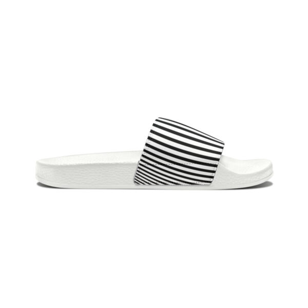 Striped Women's PU Slide Sandals - Image 7