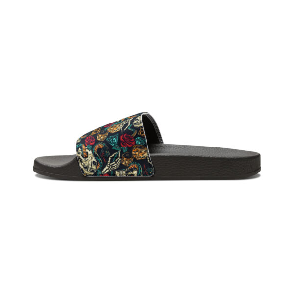 Tattoo-Inspired Skulls Men's PU Slide Sandals - Image 6