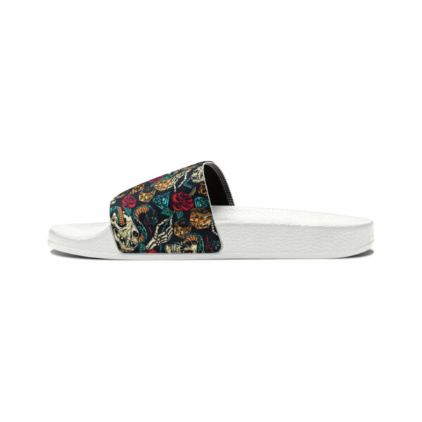 Tattoo-Inspired Skulls Men's PU Slide Sandals - Image 15