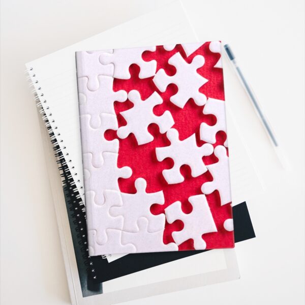 Unsolved Pieces: Reflections and Insights on a Red Velvet Canvas - Hardcover Ruled Line Journal - Image 5
