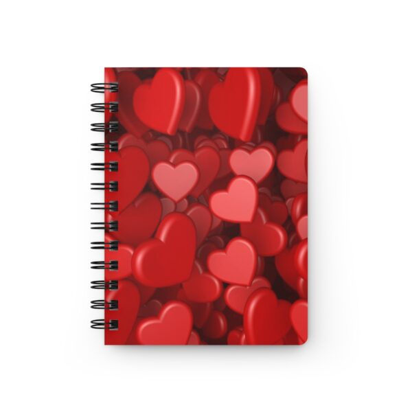 Sweetheart Diaries: Candy 3D Hearts Journal - Spiral Bound Journal