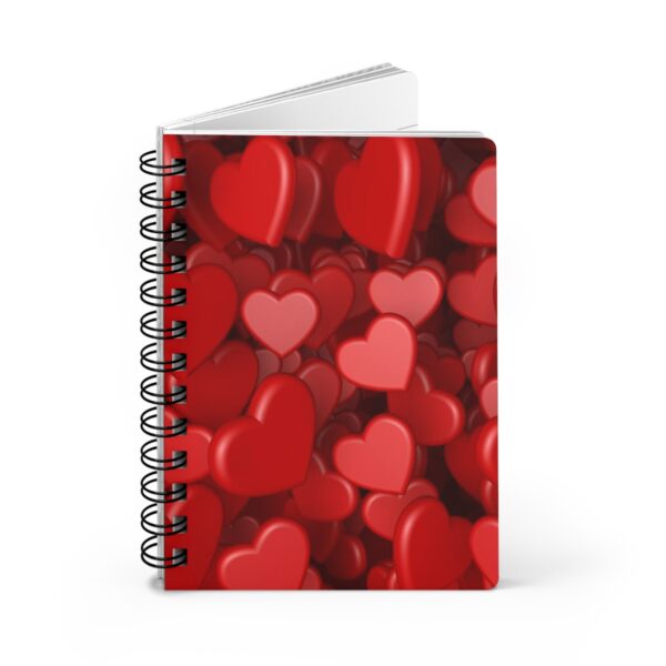 Sweetheart Diaries: Candy 3D Hearts Journal - Spiral Bound Journal - Image 5