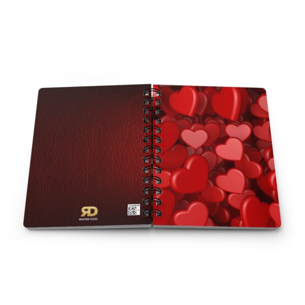 Sweetheart Diaries: Candy 3D Hearts Journal - Spiral Bound Journal - Image 7