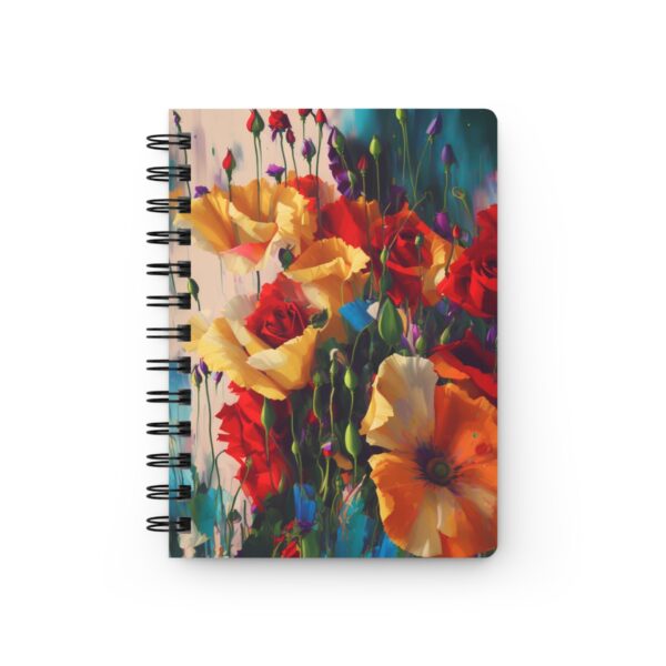 Floral Symphony: Blossoming Insights Journal - Spiral Bound Journal