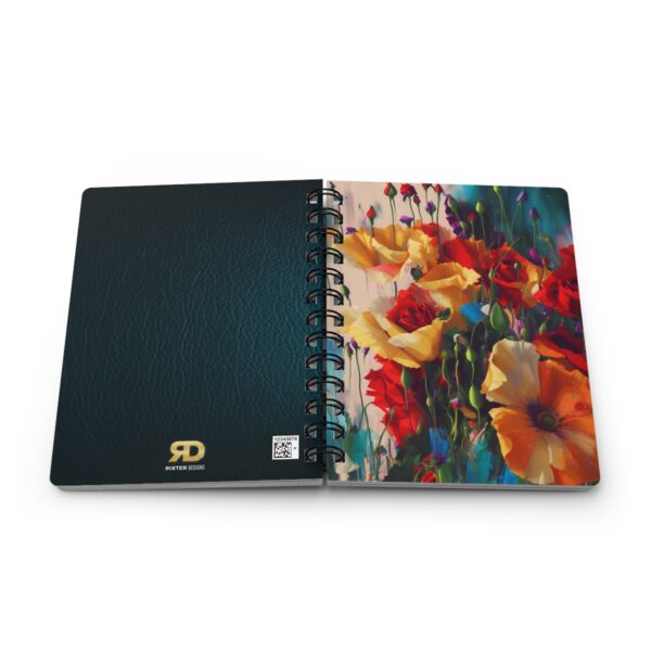 Floral Symphony: Blossoming Insights Journal - Spiral Bound Journal - Image 7