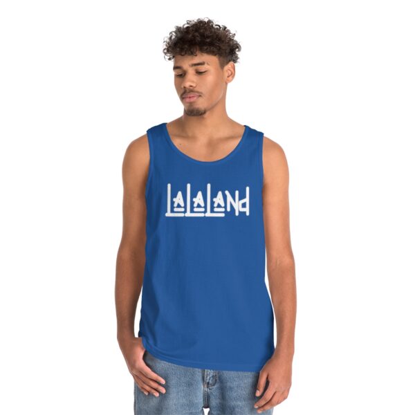 La-La Land - Unisex Heavy Cotton Tank Top - Image 4