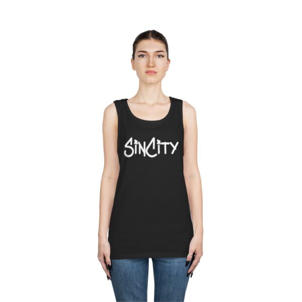 Sin City - Unisex Heavy Cotton Tank Top - Image 3