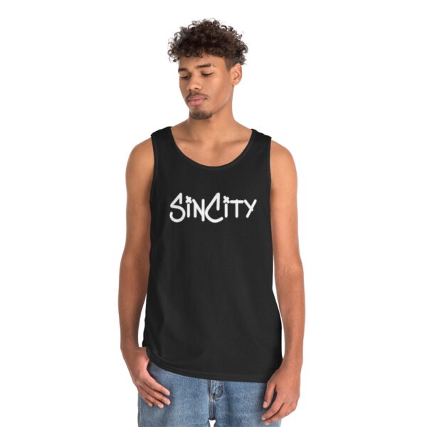 Sin City - Unisex Heavy Cotton Tank Top - Image 4