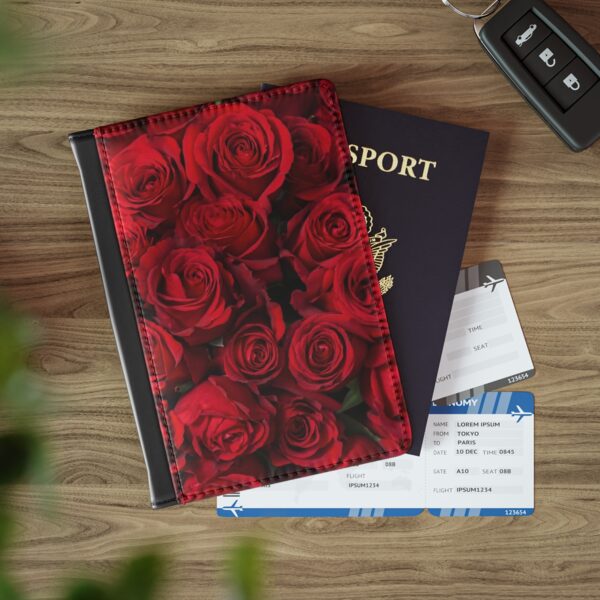 Red Roses Passport Cover