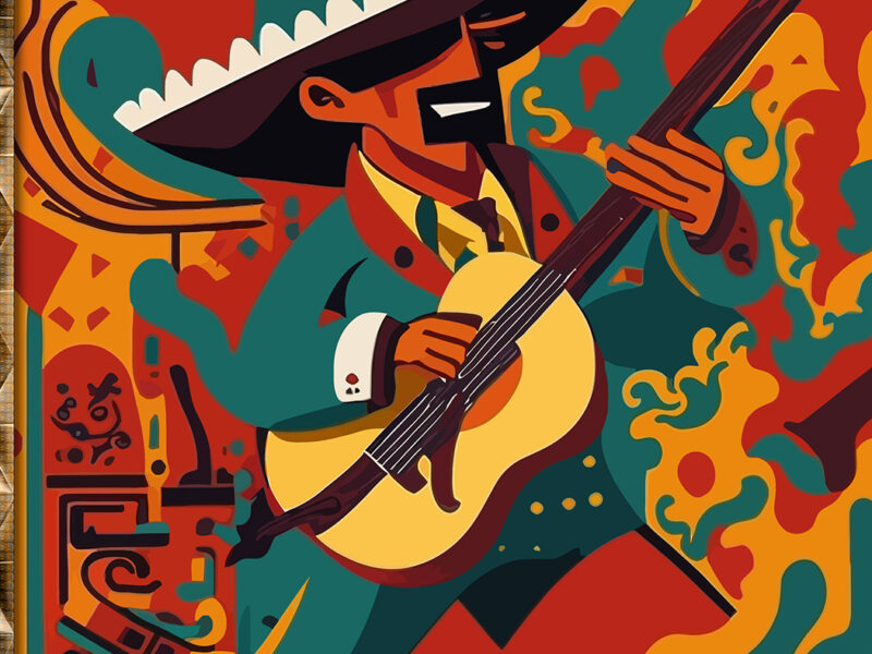 Melodic Affirmations: 222 Numerology-Infused Pages of Harmony and Inspiration with a Mariachi Muse