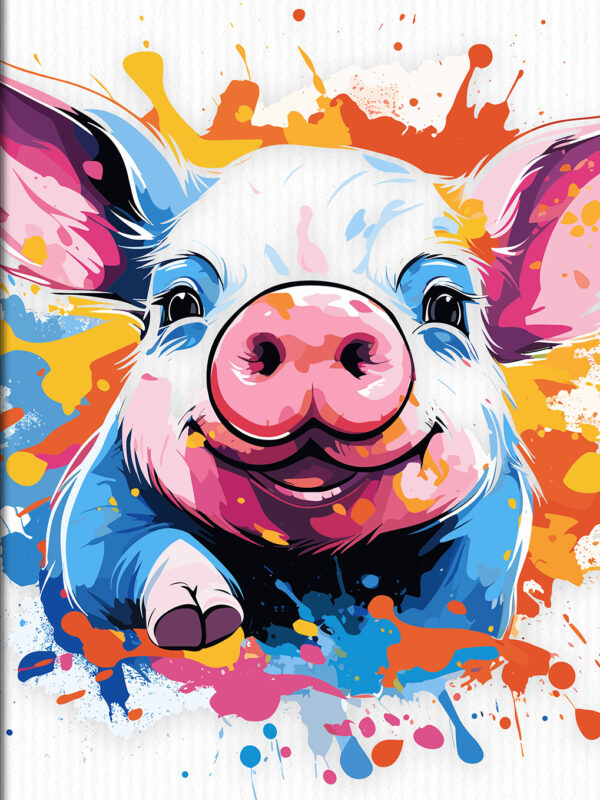 Joyful Abundance: 222 Days of Uplifting Affirmations with a Radiant, Happy Piggy