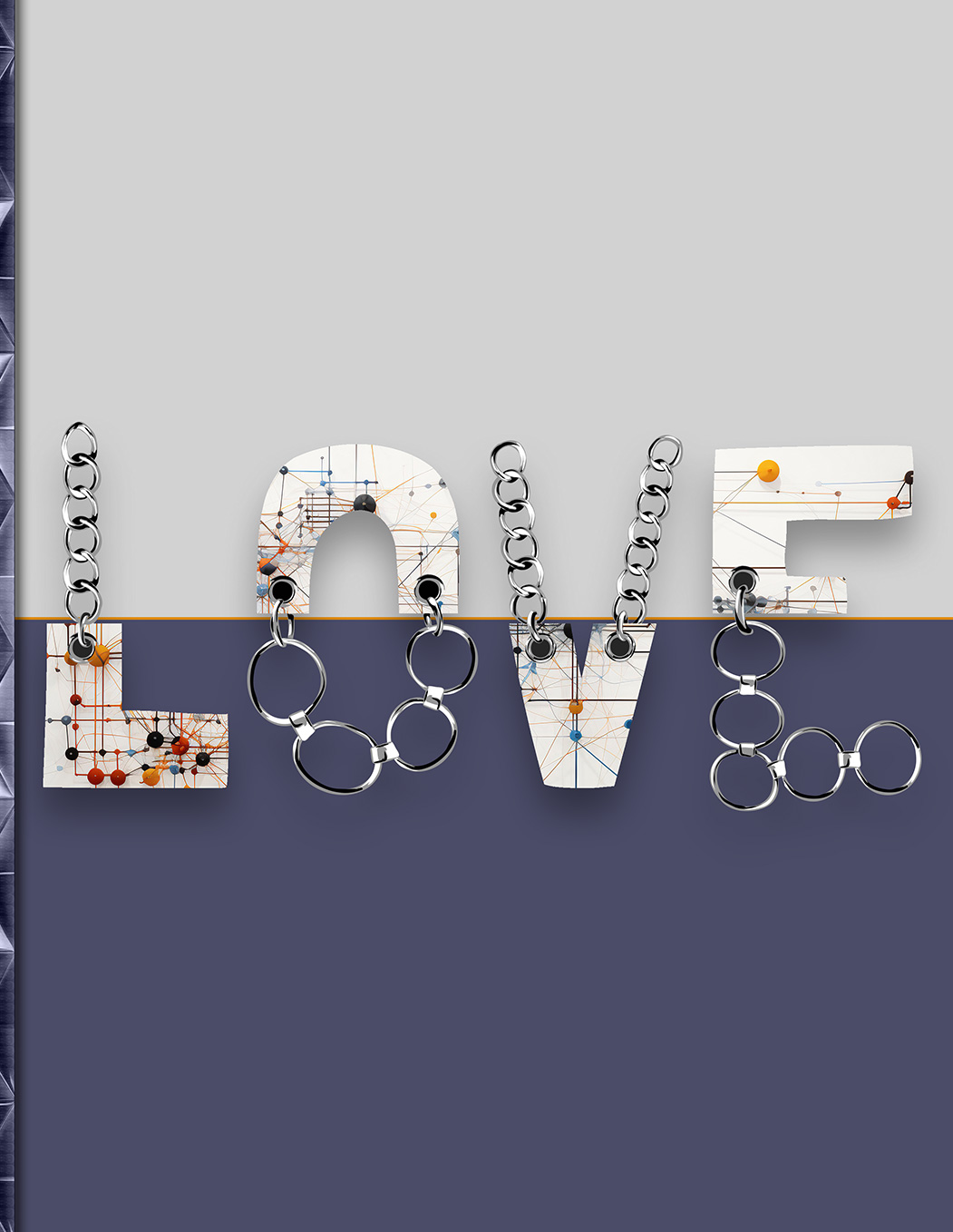 Silver Links of Affirmation: 222 Numerology-Inspired Reflections with Abstract Love